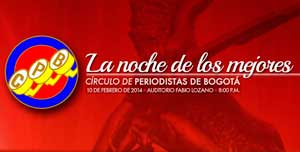 La Noche de los Mejores, ttradición del Circulo de Periodistas de Bogotá
