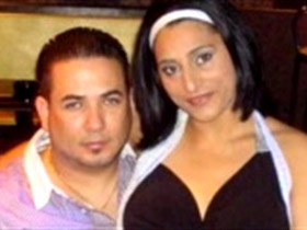 Farid Llinás y su esposa Irene.