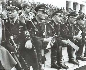 Miembros de las temibles SS