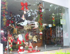 Desde octubre hay vitrinas navideñas