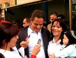 Germán Vargas Lleras con el pueblo.