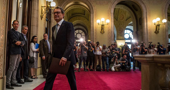 Artur Mas, presidente de la Generalitat.
