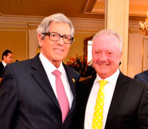 Ariel Armel Arenas y Arturo Calle, en la Presidencia de la república