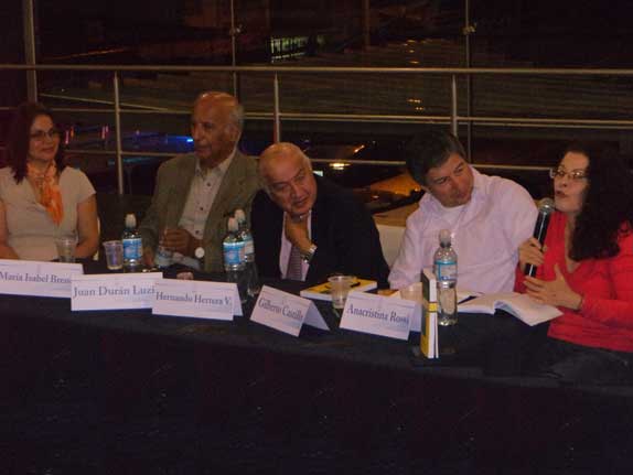 Maria Isabel, Embajador Juna Duran, Hernando Herrer, Gilberto Castillo e Historiadora