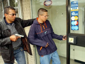 Atracos en cajeros automáticos