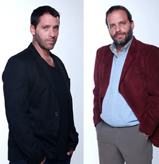 Juan Pablo Shuk (Rafael Villegas) y Carlos Mariño (Gregorio de la Fuente)