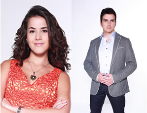 Laura De León (Soledad) y Carlos Camacho (Juan Andrés)