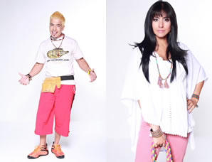 Fredy Florez (Carmelo) y Aida Bossa (Margarita)