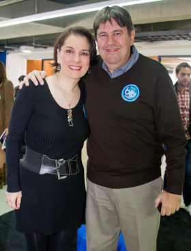 María Clara Gracia y “Tito” López. (Foto: prensa Canal caracol)