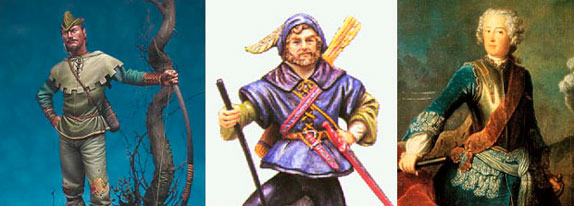 Robin Hood, Little John y Juan II de Castilla.