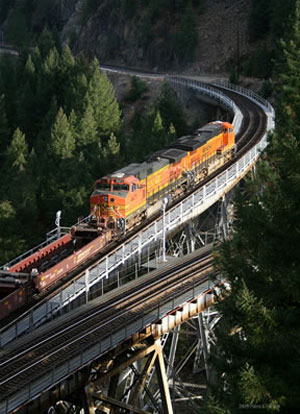 El presidente Obama espera que construir nuevos ferrocarriles ayude a combatir la crisis.