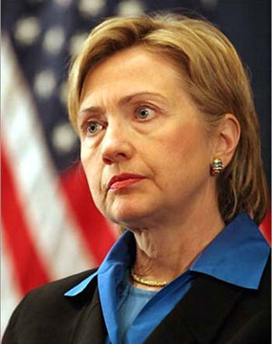 Hillary Clinton, secretaria de Estado de USA.