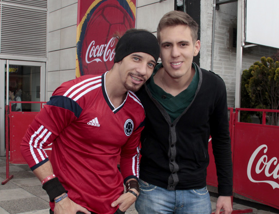 Jaider White y Johan Martínez.