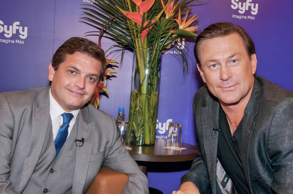 Juan Pablo Rozo y Grant Bowler.