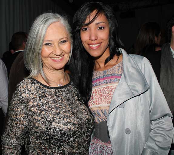 Vicky Weistein y Liseth Julio.