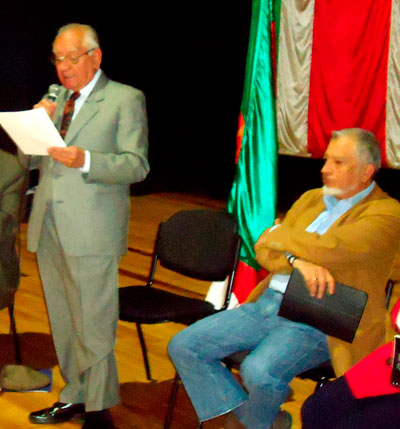 El Presidente de la ACL, Jorge Antonio Vega, exaltó a Edgar Hozzman