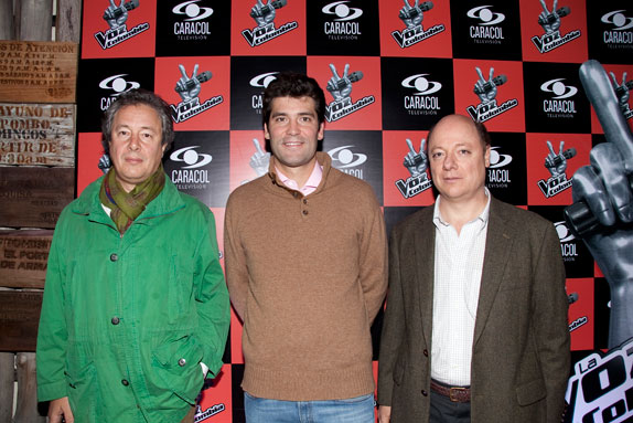 De izquierda a derecha: Gonzálo Córdoba, Alejandro Santodomingo, Mauricio Umaña.