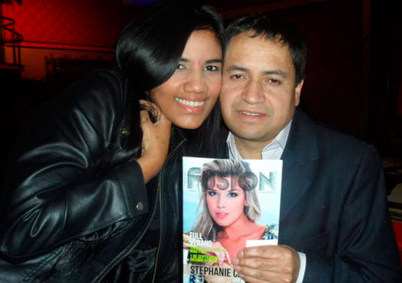 Katerine Giraldo y el “Paparazzito”.