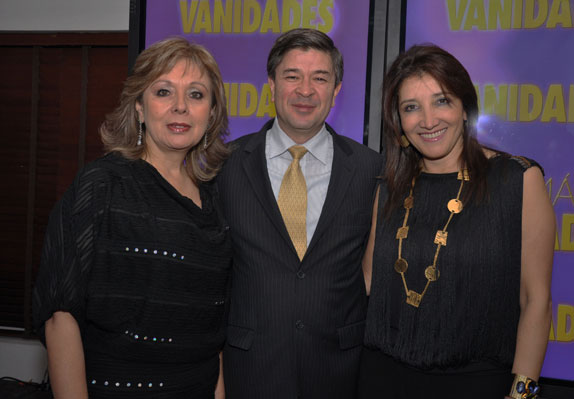 De izquierda a derecha: María Cristina Ordoñez, Luis Fernando Posada y Martha Lucía García.