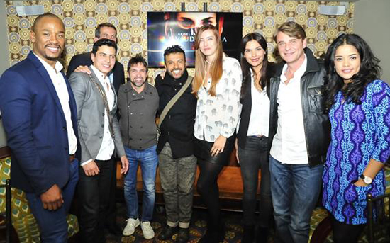 De izquierda a derecha: Antonio Jiménez, Julián Farietta, Leonardo Acosta, Ramiro Meneses, Julián Román, Norma Nivia, Margarita Reyes, Juan Pablo Gamboa y Emilia Ceballos.
