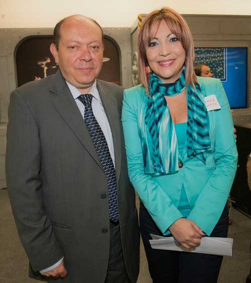 Julio de la Rue y Diana Salamanca.