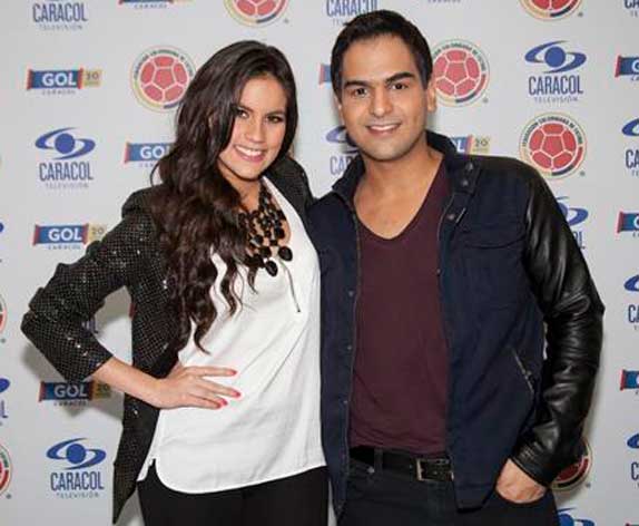 Linda Palma y Alejandro Palacio.