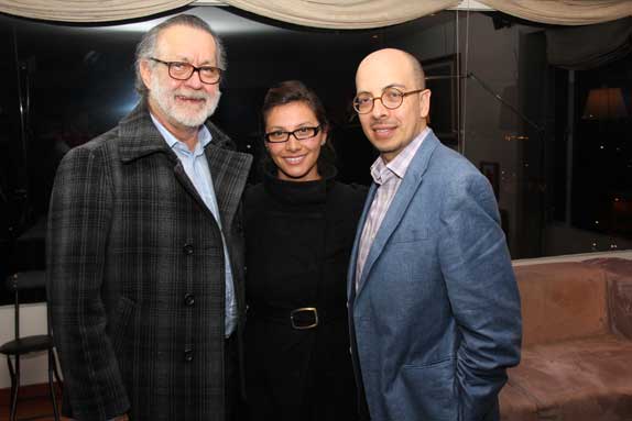 Jota Mario Arbeláez, Priscila Miranda y Jorge Volpi