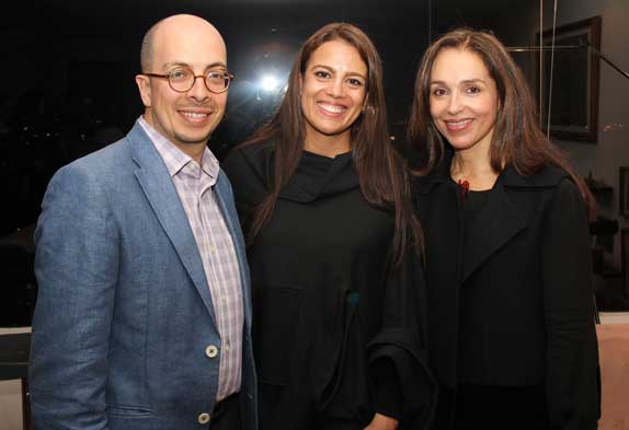 Jorge Volpi, María Angélica Pumarejo y Gloria Luz Gutiérrez