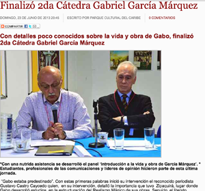 En la Cátedra Gabrieo García Márquez reconocieron la investigación de Castro Caycedo