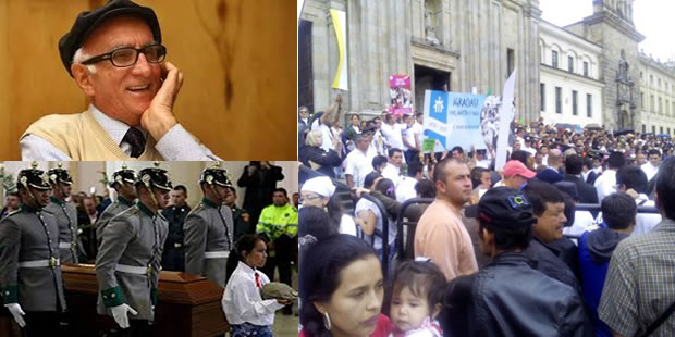 Bogotá tributó un sentido homenaje en  memoria al padre Javier de Nicolo