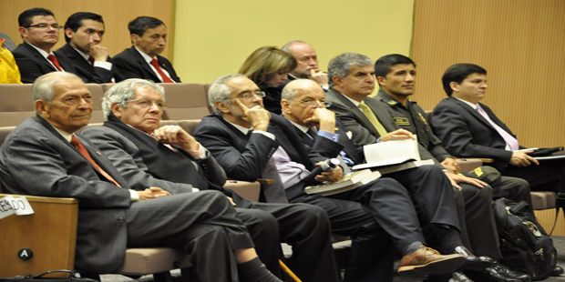 Entre otros, Ariel Armel Arenas, Rodolfo Vega, Raymundo Angulo y Fray Diego Orlando Serna. Foto U. Santo Tomás