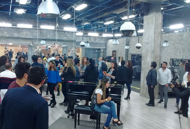Interior de la Casa-Estudio durante la presentación oficial del reality a la prensa nacional (Foto: VBM).
