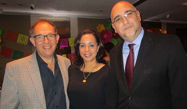 De izquierda a derecha: Alberto Rolnik Presidente de la Junta Directiva de Hoteles Bogotá Plaza; María Patricia Guzmán Directora de Cotelco y Jorge Venegas Gerente de Hoteles Bogotá Plaza.