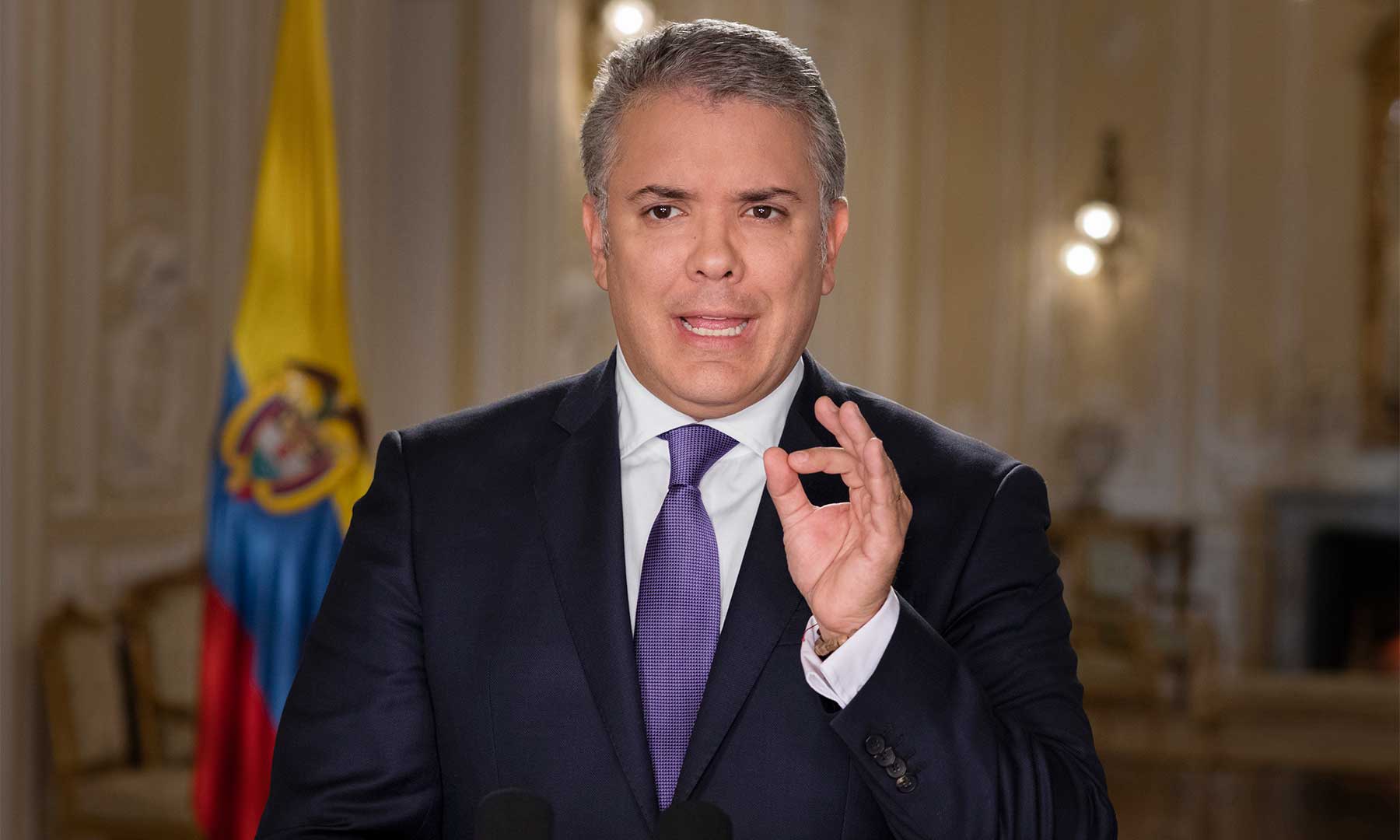 Presidente Iván Duque: el gobierno de Iván Duque, a través del Ministerio de Hacienda y en conjunto con algunos gremios del comercio y de los importadores, ha demandado ante la Corte Constitucional los artículos 274 y 275 del Plan Nacional de Desarrollo. (Foto: archivo-Prensa Presidencia).