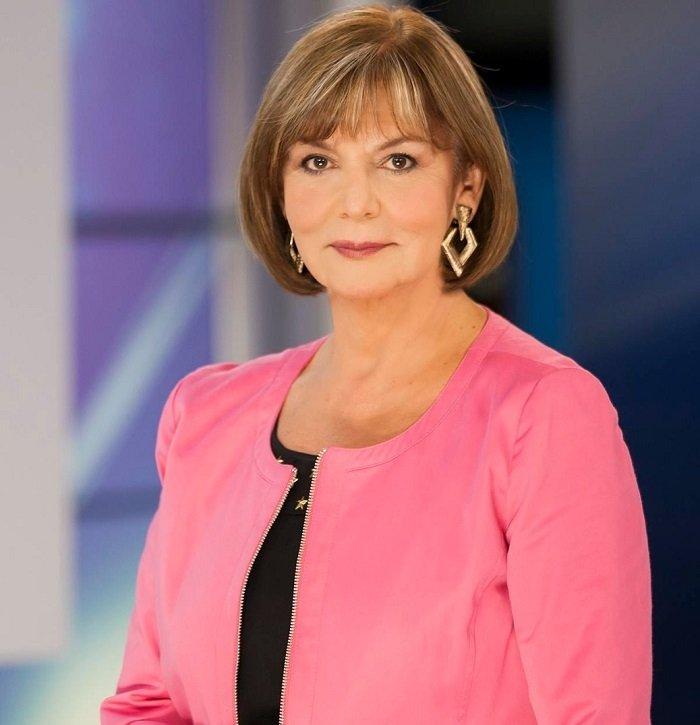 Amparo Pérez: Premio al Mérito periodístico ‘Eustorgio Colmenares Baptista’. (Foto. archivo particular-Prensa Caracol TV).