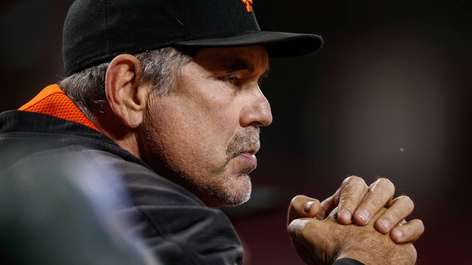 Bruce Bochy: este año se retira a sus cuarteles de invierno con algo más de 2.000 victorias en las Grandes Ligas, con 3 coronas del Clásico de Octubre, todas con los Gigantes de San Francisco, obtenidas en el 2010. (Foto: archivo-Sportingnews.com)