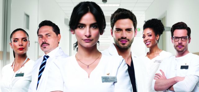 Elenco protagónico de "Enfermeras", la nueva serie de Canal RCN. (Foto: archivo-Prensa Canal RCN).