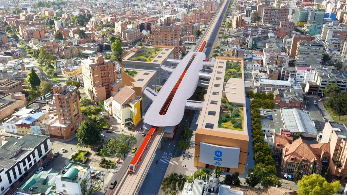 Metro elevado para Bogotá: el primer trayecto ira desde Bosa hasta la calle 72, con 23 kilómetros de recorrido. (Foto: archivo-Metro Bogotá)